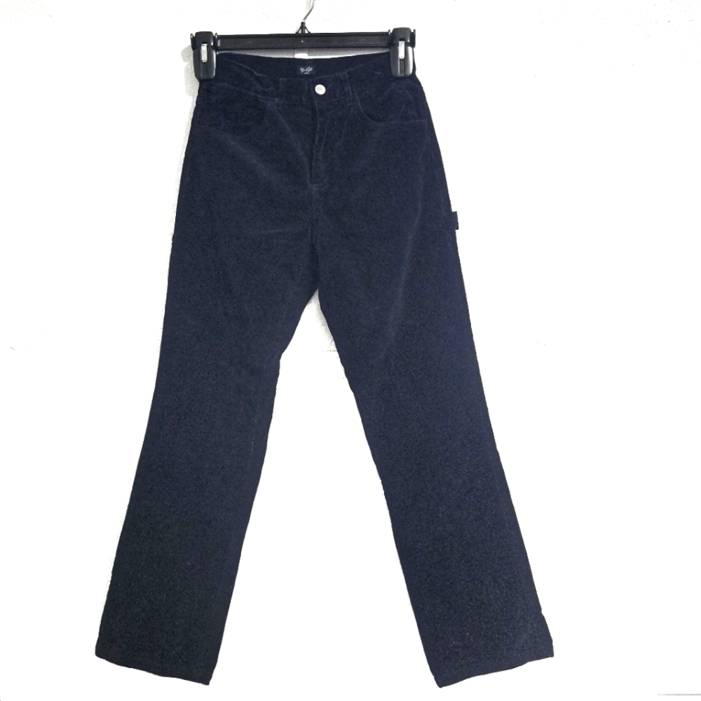 John GHALT Velvet Black High-Rise Pants